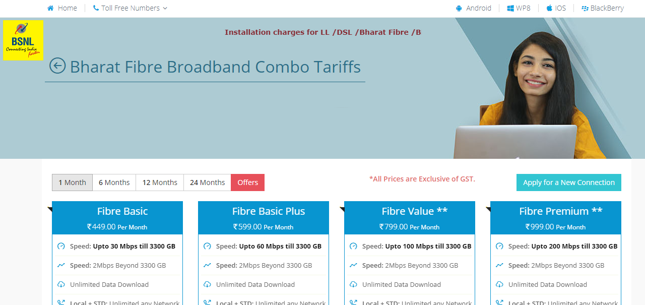 Bsnl Broadband plan-all india-ftth-fibernet-adsl plans 2021