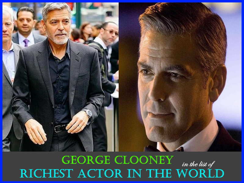 George Clooney-Richest Actor in the world