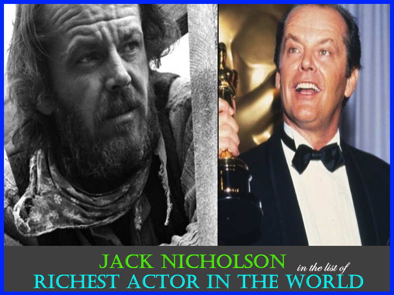 Jack Nicholson-richest actor in the world