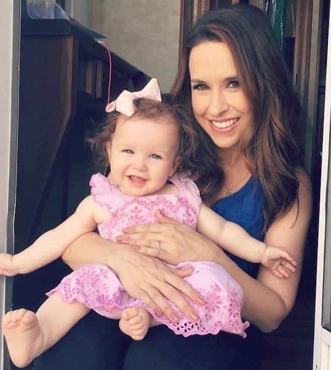 Lacey Chabert with her daughter Julia Mimi Bella Nehdar