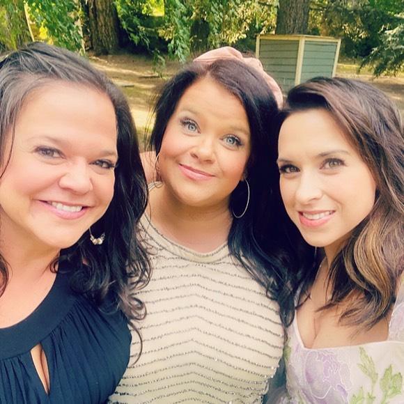 Lacey Chabert with Wendy Chabert & Chrissy Chabert (Siblings)