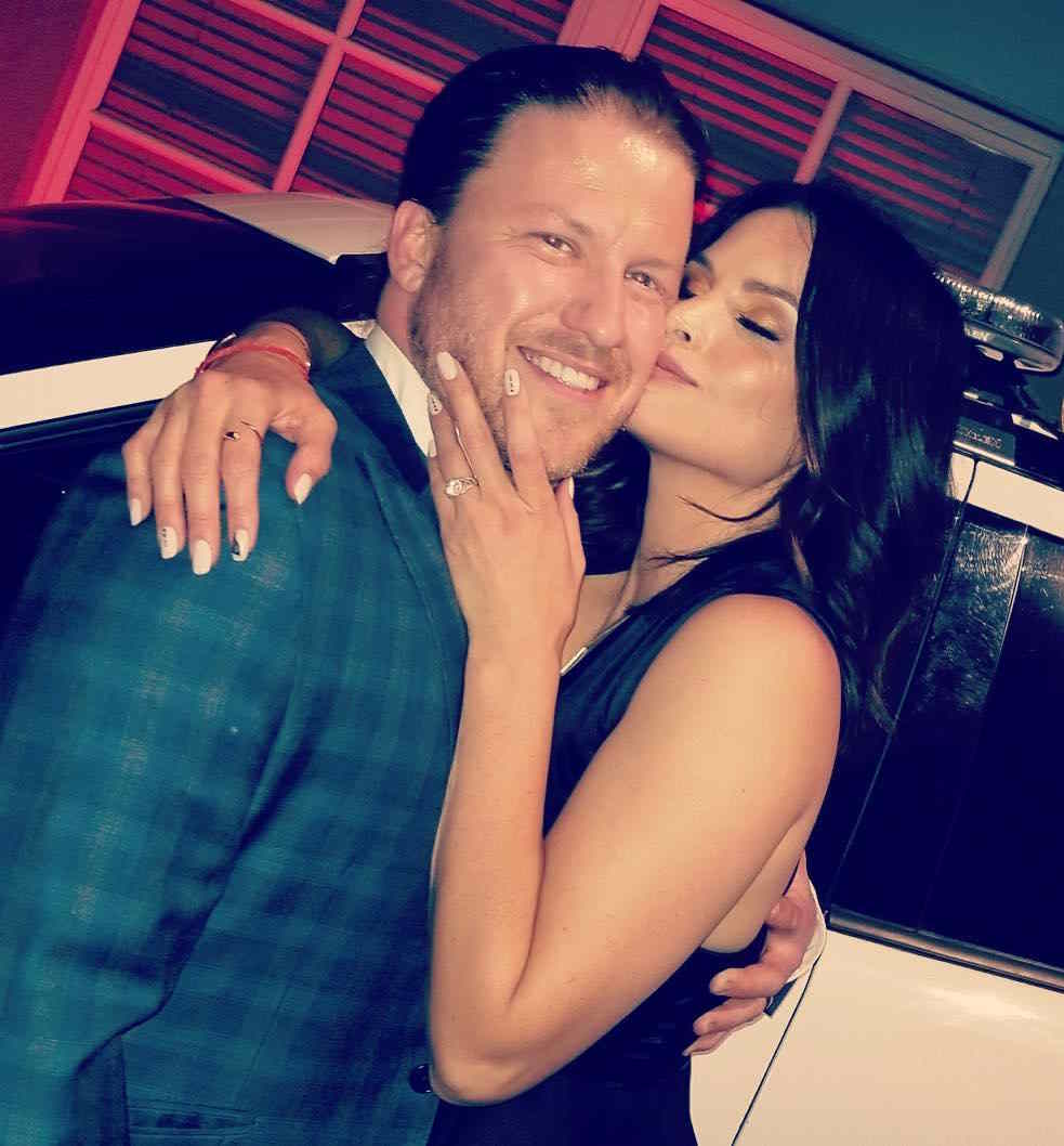 Katrina Law with her husband
